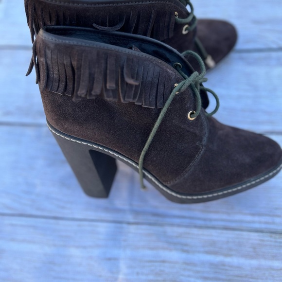 COPY - Tory Burch Hilary Suede Booties - Picture 8 of 12